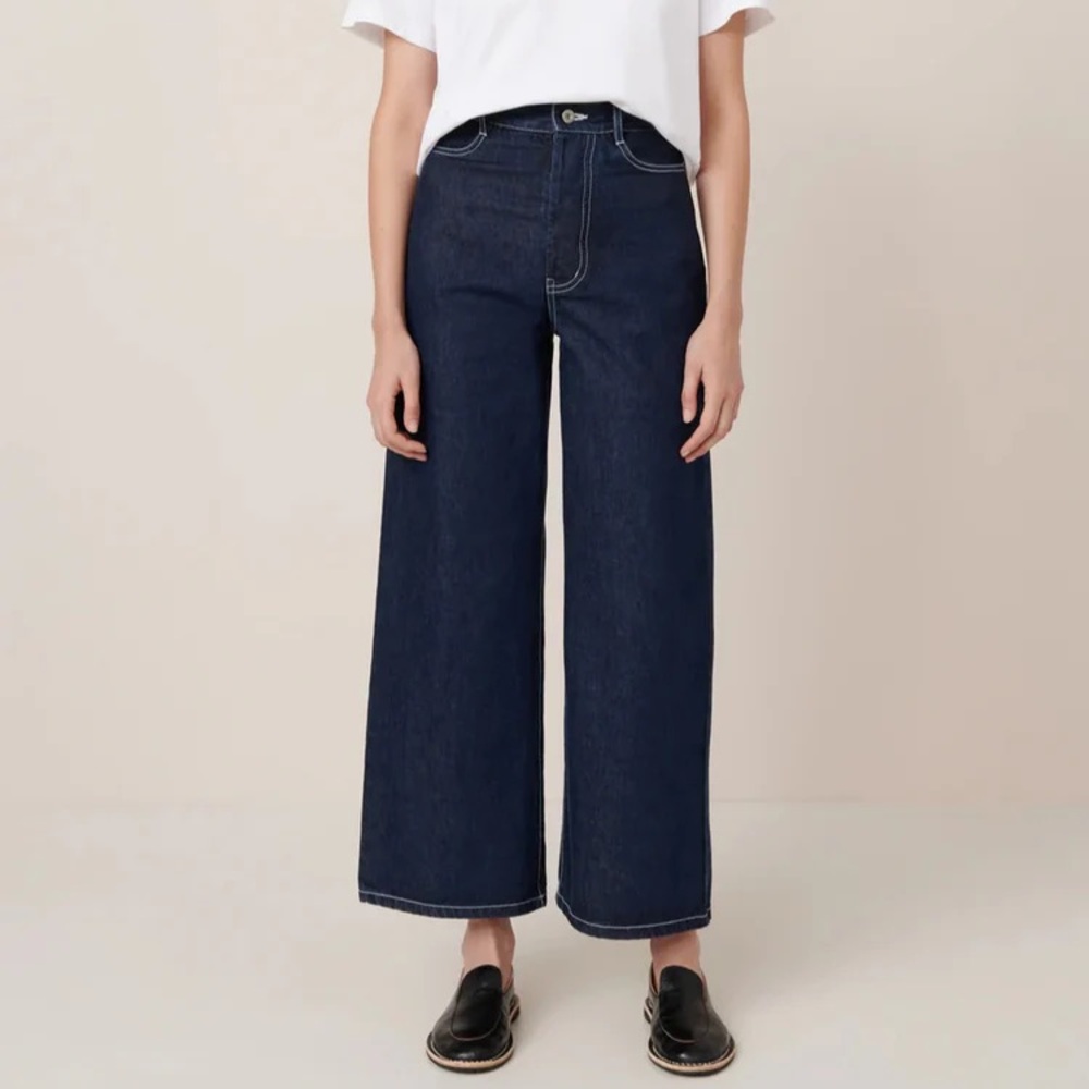 Kowtow Sailor Jean in dark denim size M